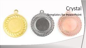  Presentation with achievement - Presentation theme with female movie director in an artistic outfit and holding a clapperboard isolated on white background background and a light gray colored foreground