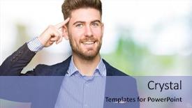  Presentation with bussines - Slide deck enhanced with  background and a  colored foreground