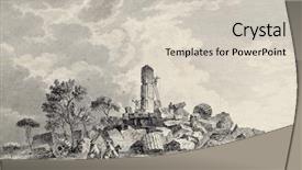  Presentation with hercules - Beautiful PPT layouts featuring view of hercules temple ruins backdrop and a soft green colored foreground