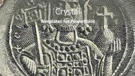  Presentation with byzantine - Colorful presentation design enhanced with greece-circa-1953-justinian backdrop and a gray colored foreground