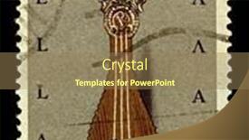  Presentation with music traditional - Slide set having greece-circa-1966-a-stamp background and a coral colored foreground