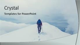  Presentation with april showers - Amazing PPT layouts having winter olympic - ascent to olympus in april backdrop and a light gray colored foreground