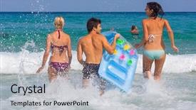  Presentation with black women support group - Beautiful slides featuring love greek - group of three friends backdrop and a  colored foreground