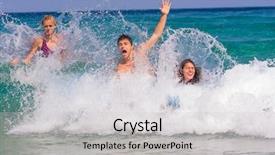  Presentation with three - Colorful PPT layouts enhanced with love greek - group of three friends backdrop and a light gray colored foreground