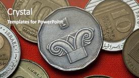  Presentation with column chromatography - Presentation featuring greek alphabets - coins of israel ionic capital background and a coral colored foreground