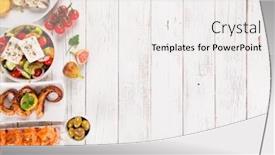  Presentation with greek - Amazing theme having greek-food-background-traditional-different backdrop and a sky blue colored foreground