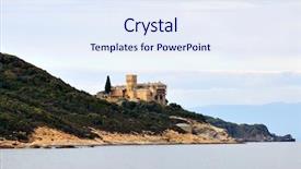  Presentation with greek - Beautiful slides featuring greek monastery on mount athos backdrop and a  colored foreground