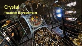  Presentation with greek - PPT layouts with greek monastery on mount athos background and a tawny brown colored foreground