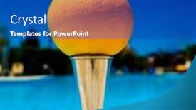  Presentation with orange fruit - Cool new presentation with greek-ripe-orange-fruit-against backdrop and a royal blue colored foreground