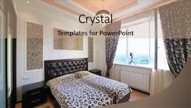  Presentation with bedroom modern - Beautiful slide deck featuring greek style with leopard print backdrop and a coral colored foreground