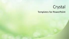  Presentation with abstract spring green - Cool new presentation theme with green abstract - fresh spring bokeh background backdrop and a sky blue colored foreground