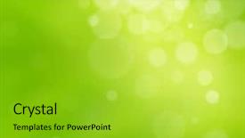  Presentation with abstract spring green - PPT layouts having green abstract - fresh spring bokeh background background and a gold colored foreground