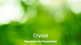  Presentation with summer sun - Slides having green abstract - natural summer forest bokeh background and a dark gray colored foreground