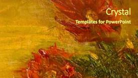  Presentation with microwave imaging image of modern - Cool new PPT theme with green abstract black - beautiful image of original oil backdrop and a tawny brown colored foreground