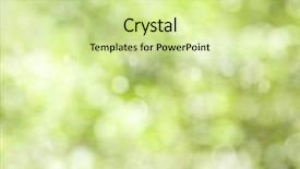  Presentation with abstract green - Audience pleasing PPT theme consisting of green abstract blur nature backdrop and a soft green colored foreground