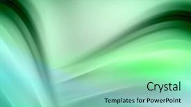  Presentation with abstract simple - Slide deck enhanced with green abstract composition background and a mint green colored foreground