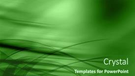  Presentation with green abstract - Beautiful PPT theme featuring green abstract composition backdrop and a forest green colored foreground
