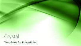  Presentation with abstract green - Audience pleasing slide deck consisting of green-abstract-composition and a  colored foreground