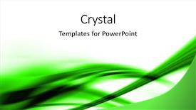  Presentation with abstract green - Slide set featuring green-abstract-composition and a  colored foreground