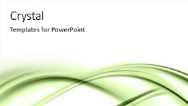  Presentation with green abstract - Presentation consisting of green abstract composition background and a white colored foreground