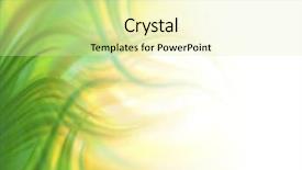  Presentation with smell - Theme with perfectly suitable for your use background and a soft green colored foreground