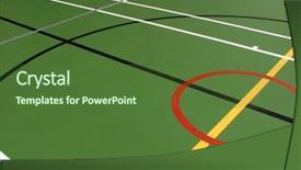  Presentation with sports - Slide set featuring indoor sports hall showing different background and a tawny brown colored foreground