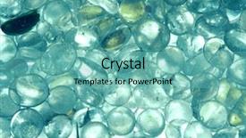  Presentation with marbles - Cool new PPT layouts with green abstract solid - blue marbles backdrop and a seafoam green colored foreground