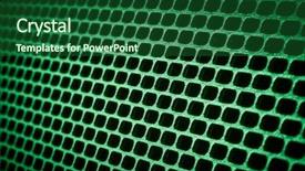  Presentation with metallic - Presentation with green abstract solid - closeup of seamless metallic grid background and a forest green colored foreground