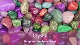  Presentation with rocks - Amazing presentation theme having green abstract solid - colorful rocks background backdrop and a violet colored foreground