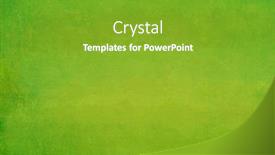  Presentation with abstract green - Colorful theme enhanced with green-abstract-wallpaper-made backdrop and a tawny brown colored foreground