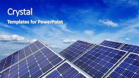  Presentation with energy generation - Amazing PPT layouts having green alternative energy and environment backdrop and a royal blue colored foreground