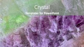 Presentation with texture - Presentation having green-and-lilac-fluorite-texture background and a mint green colored foreground