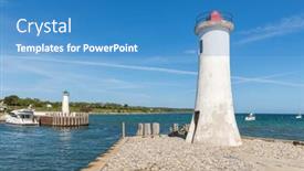  Presentation with denmark - Slides consisting of green-and-red-beacons background and a teal colored foreground