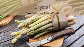  Presentation with white green - PPT theme enhanced with green-and-white-types background and a coral colored foreground