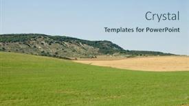  Presentation with green mountains - 