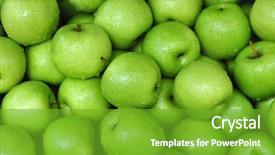  Presentation with green apple - Beautiful PPT layouts featuring green apple background shallow depth backdrop and a shamrock green colored foreground