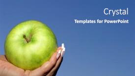  Presentation with green apple - 
