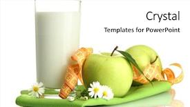  Presentation with kefir - Presentation theme consisting of  background and a  colored foreground