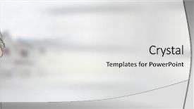  Presentation with composite construction - PPT theme featuring digital composite of construction worker with safety helmet in front of construction site with transition effect background and a white colored foreground