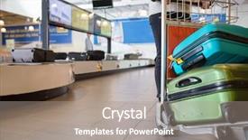  Presentation with luggage - Amazing slides having paragraf - low section of woman backdrop and a gray colored foreground