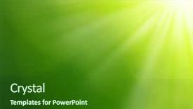  Presentation with sunlight - Slide deck with green blurred background and sunlight background and a forest green colored foreground