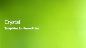  Presentation with green generic - Theme featuring green blurred background in sunlight background and a  colored foreground