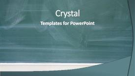  Presentation with blackboard - Audience pleasing PPT layouts consisting of green board - blackboard backdrop and a ocean colored foreground