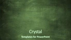  Presentation with chalkboard - Presentation theme consisting of green board - chalk rubbed out on chalkboard background and a  colored foreground