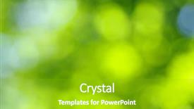  Presentation with light green - Amazing presentation design having green bokeh abstract light background backdrop and a shamrock green colored foreground