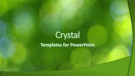  Presentation with green abstract bokeh lights - Audience pleasing theme consisting of cyprus - mediterranean sea coast lara beach in paphos district backdrop and a light gray colored foreground