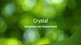  Presentation with light green - Presentation design having green bokeh abstract light background background and a forest green colored foreground