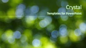  Presentation with light green - Presentation enhanced with green bokeh abstract light background background and a tawny brown colored foreground