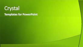  Presentation with green abstract bokeh lights - Beautiful presentation theme featuring green bokeh abstract light background backdrop and a tawny brown colored foreground