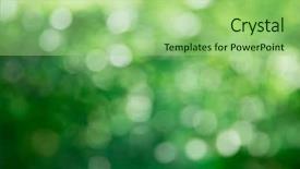  Presentation with green abstract bokeh lights - PPT layouts enhanced with green bokeh from tree green background and a mint green colored foreground